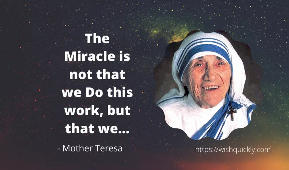 Touching Mother Teresa Best Quotes